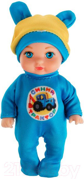 Изображение товара Пупс Карапуз Синий трактор / Y12OF-BT-BL-RU
