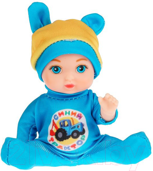 Изображение товара Пупс Карапуз Синий трактор / Y12OF-BT-BL-RU