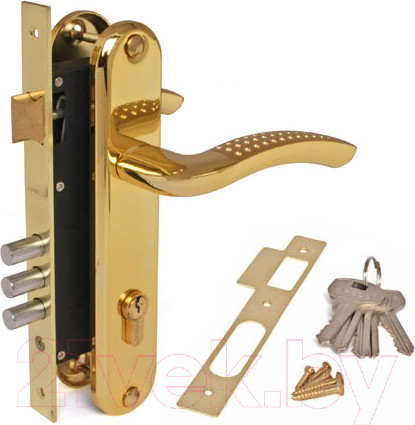 Изображение товара Замок врезной Apecs 2227/60-G/GM (золото/матовое золото)