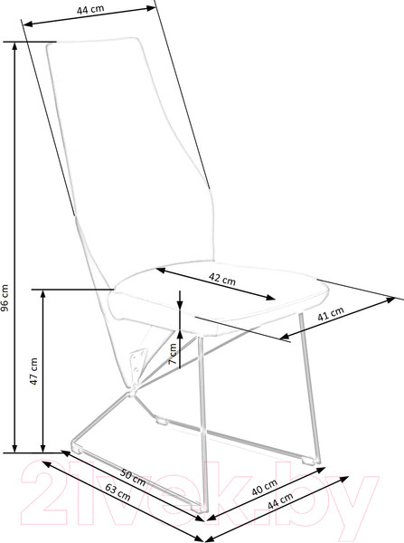 Изображение товара Стул Halmar K485 (темно-зеленый/черный)