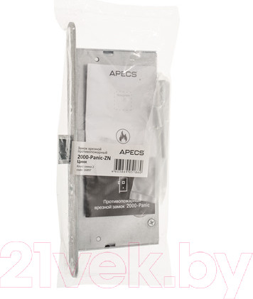 Изображение товара Замок врезной Apecs 2000-Panic-ZN