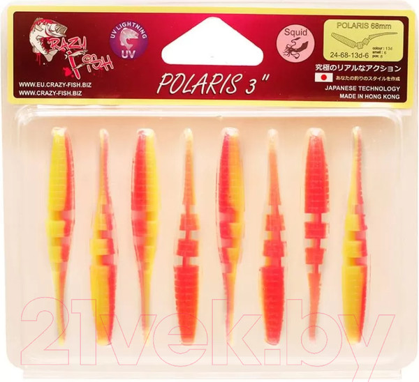 Изображение товара Мягкая приманка Crazy Fish Polaris 3 / 24-68-13d-6