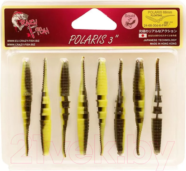 Изображение товара Мягкая приманка Crazy Fish Polaris 3 / 24-68-30d-6-F