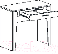 Изображение товара Туалетный столик Мебельград Мальта 850x440x765 (дуб винтерберг)