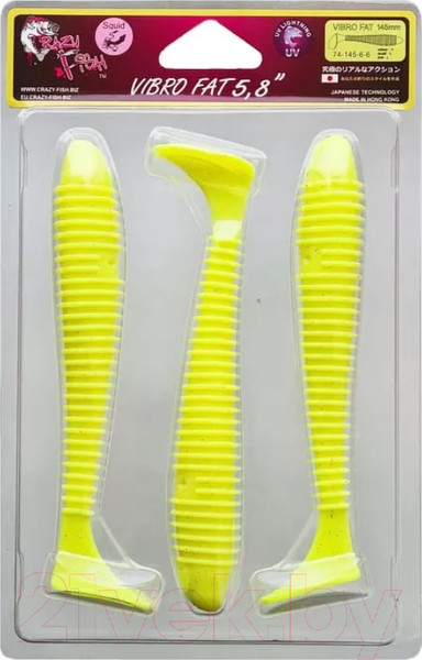 Изображение товара Мягкая приманка Crazy Fish Vibro Fat 5.8 / 74-145-6-6