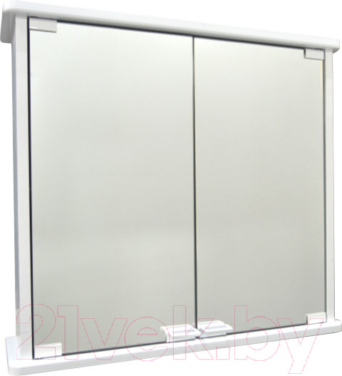 Изображение товара Шкаф с зеркалом для ванной Гамма 14м (белый)