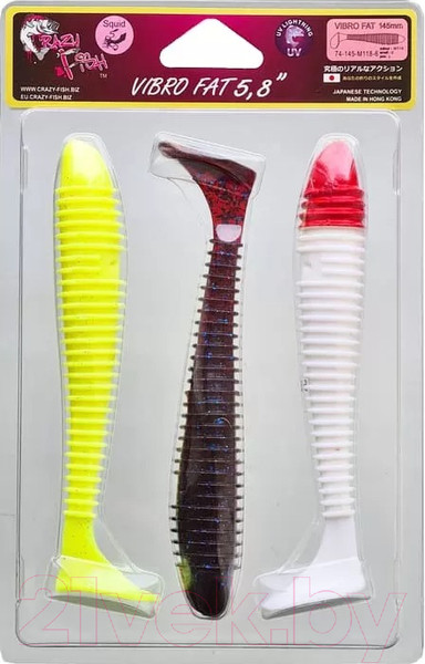 Изображение товара Мягкая приманка Crazy Fish Vibro Fat 5.8 / 74-145-M118-6
