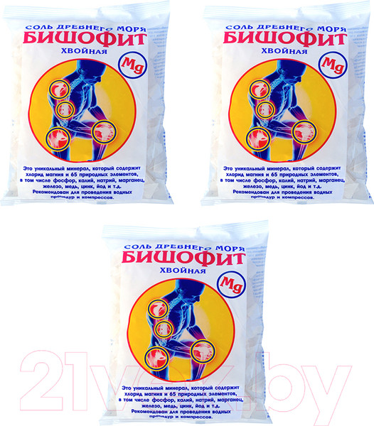 Изображение товара Соль для ванны Aroma Saules Магниевая Бишофит Хвойный (1.5кг)