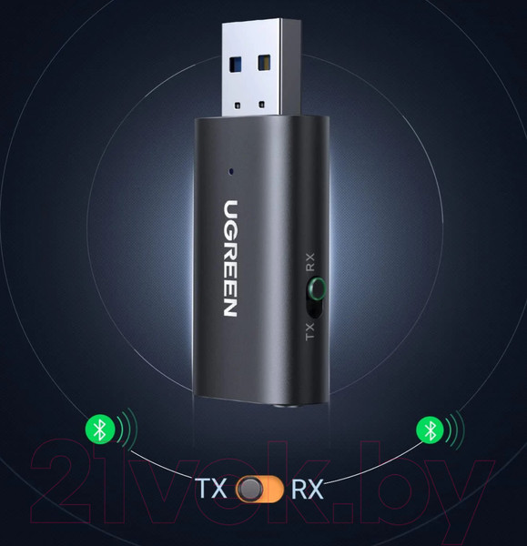 Изображение товара Bluetooth-адаптер Ugreen CM523 / 60300 (черный)