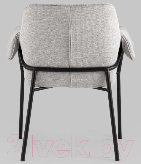 Изображение товара Кресло мягкое Stool Group Бесс / FDC9469P BEL-40 (рогожка светло-серый)