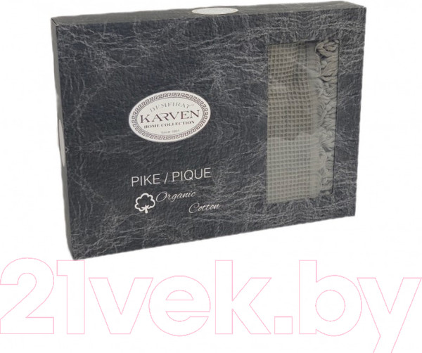 Изображение товара Плед Karven Waffle Pike Евро 200x220 / Р 928 (светло-зеленый)