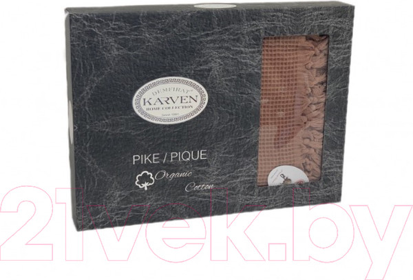 Изображение товара Плед Karven Waffle Pike Евро 200x220 / Р 928 (светло-кирпичный)