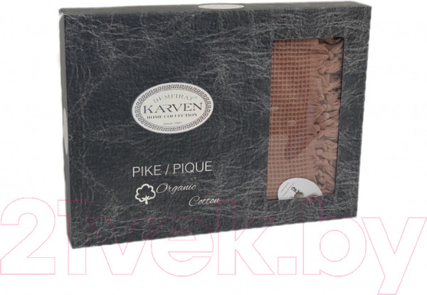 Изображение товара Плед Karven Waffle Pike Евро 200x220 / Р 928 (сухая роза)