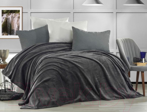 Изображение товара Плед Karven Super Soft Vigan 1.5 160x220 / Р 941 Vigan (антрацит)