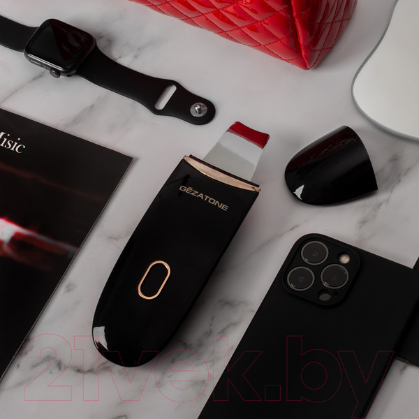 Изображение товара Аппарат для чистки лица Gezatone Bio Sonic 1007 + Гель для лица Ультраклин сенс 30мл / 1301315M