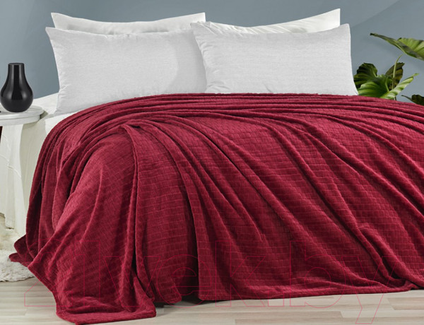 Изображение товара Плед Karven Super Soft Melinda Евро 200x220 / Р 942 (бордовый)