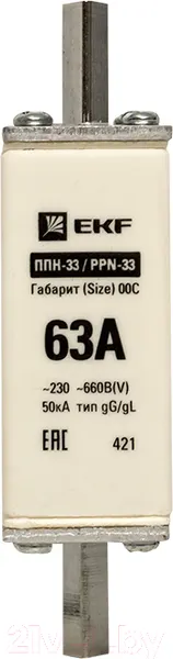 Изображение товара Предохранитель плавкий EKF Fus-33/100/63