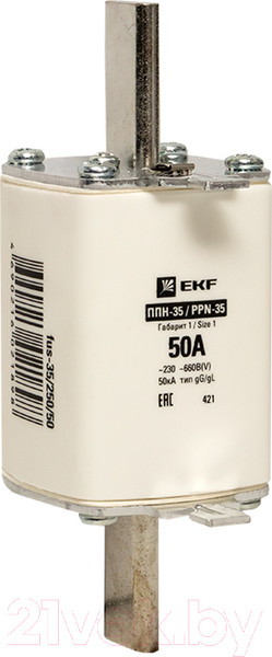 Изображение товара Предохранитель плавкий EKF Fus-35/250/50