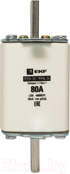 Изображение товара Предохранитель плавкий EKF Fus-35/250/80