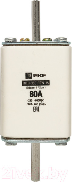 Изображение товара Предохранитель плавкий EKF Fus-35/250/80