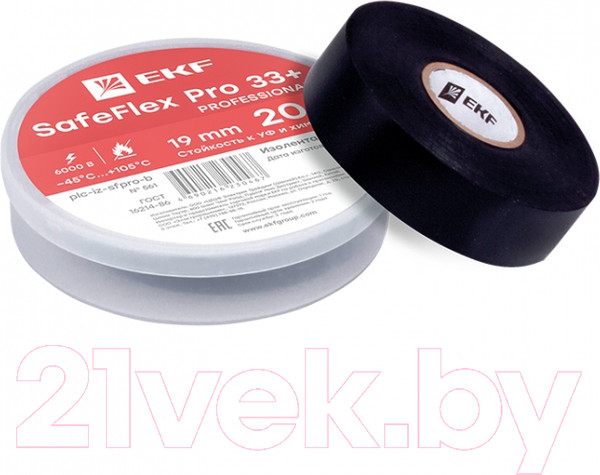 Изображение товара Изолента EKF SafeFlex Pro plc-iz-sfpro-b