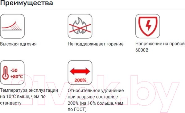 Изображение товара Изолента EKF SafeFlex plc-iz-sf-g