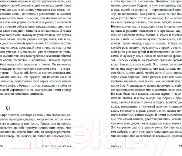 Изображение товара Книга Альпина Страх (Постнов О.)