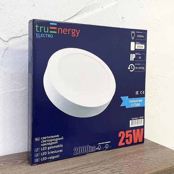 Изображение товара Потолочный светильник Truenergy 25W 4000K 10107