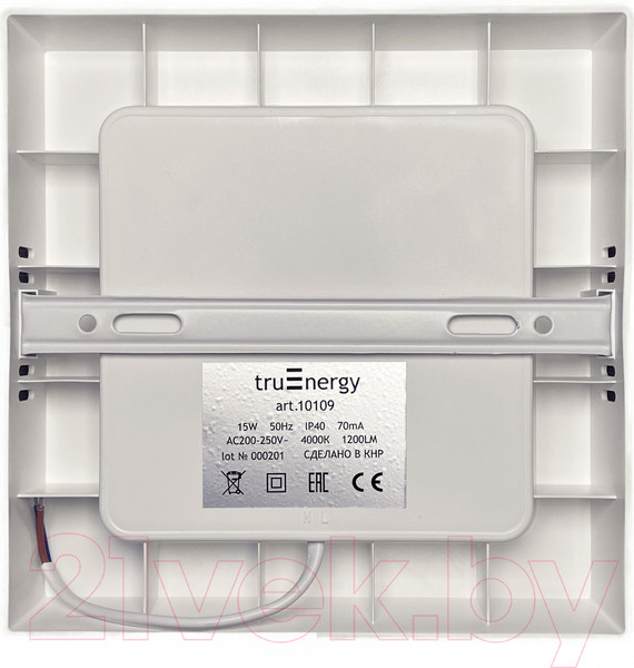 Изображение товара Потолочный светильник Truenergy 9W 4000K 10108