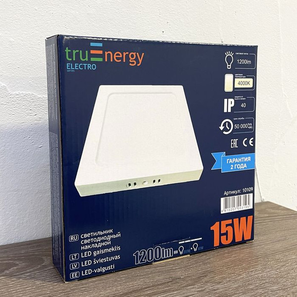 Изображение товара Потолочный светильник Truenergy 15W 4000K 10109