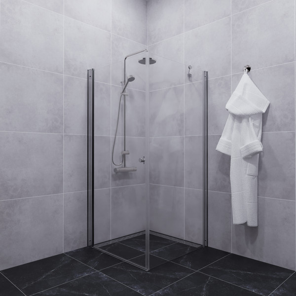 Изображение товара Душевой уголок Triton Форта-Хром 90x90 (без поддона)