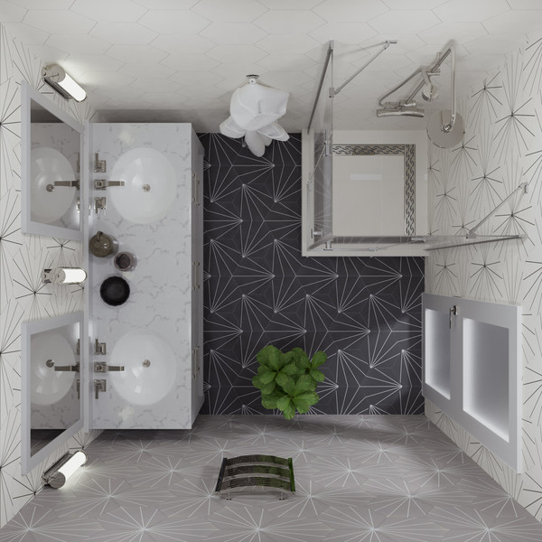 Изображение товара Душевой уголок Triton Дельта-Хром 90x90 (без поддона)