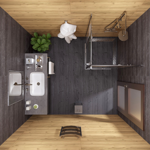 Изображение товара Душевой уголок Triton Каппа-Хром 90x90 (без поддона)