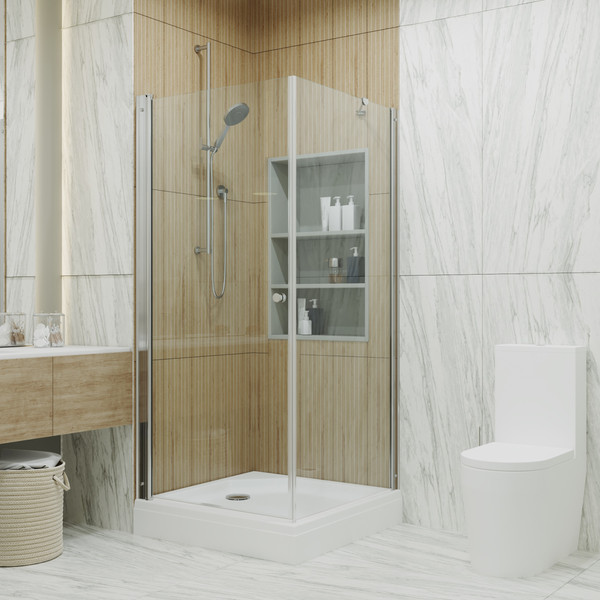 Изображение товара Душевой уголок Triton Форта-Хром 90x90 (с поддоном)