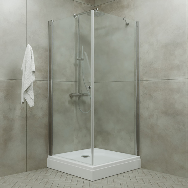 Изображение товара Душевой уголок Triton Форта-Хром 90x90 (с поддоном)