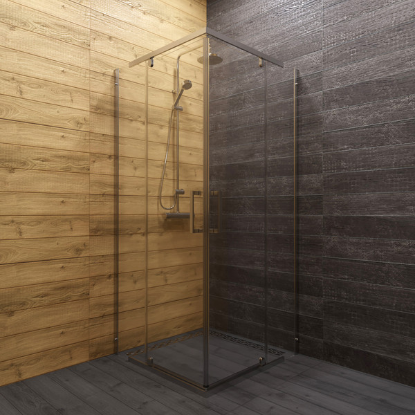 Изображение товара Душевой уголок Triton Каппа-Хром 90x90 (с поддоном)