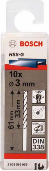 Изображение товара Набор сверл Bosch 2.608.595.055