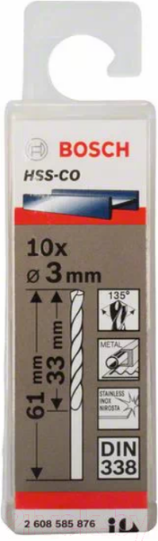 Изображение товара Набор сверл Bosch 2.608.585.876