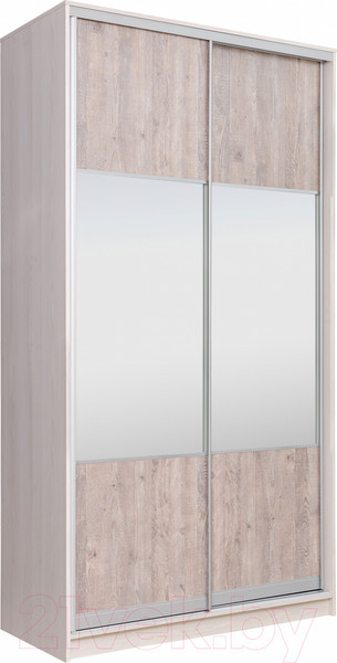 Изображение товара Шкаф-купе Рэйгрупп 138 YSX Elgon РГ-05.01 (ясень снежный/сосна/хром)