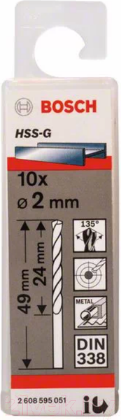 Изображение товара Набор сверл Bosch 2.608.595.051
