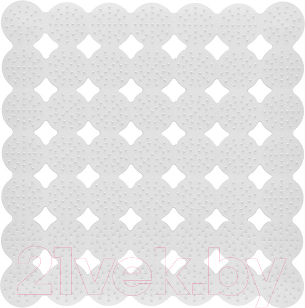 Изображение товара Коврик для ванной Мультидом ПТ72-63 (белый)