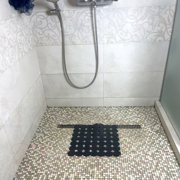 Изображение товара Коврик для ванной Мультидом ПТ72-65 (темно-серый)