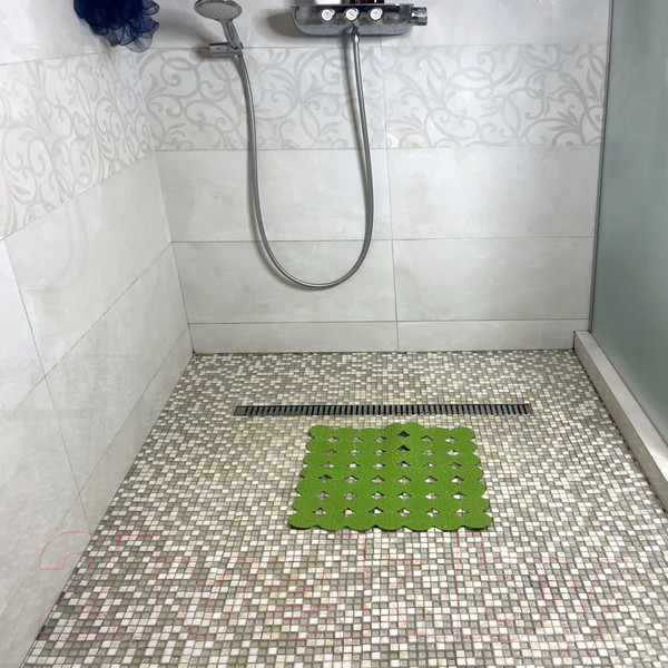 Изображение товара Коврик для ванной Мультидом ПТ72-66 (зеленый)