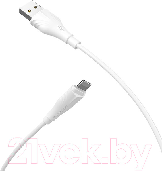 Изображение товара Кабель Borofone BX18 Lightning (3м, белый)