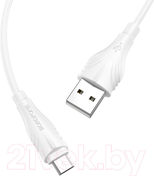 Изображение товара Кабель Borofone BX18 Micro (3м, белый)