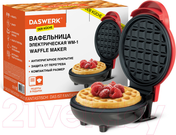 Изображение товара Вафельница Daswerk WM-1 / 455523
