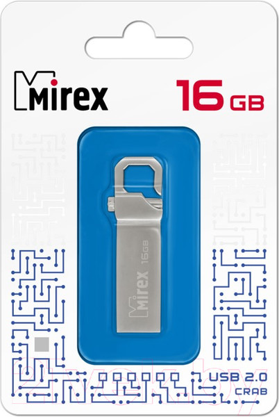Изображение товара USB flash накопитель Mirex Crab 16GB (13600-ITRCRB16)