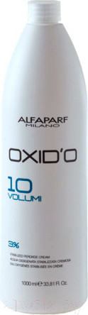 Изображение товара Крем для окисления краски Alfaparf Milano EOC Cube Стабилизированный 3% 10 vol (1л)