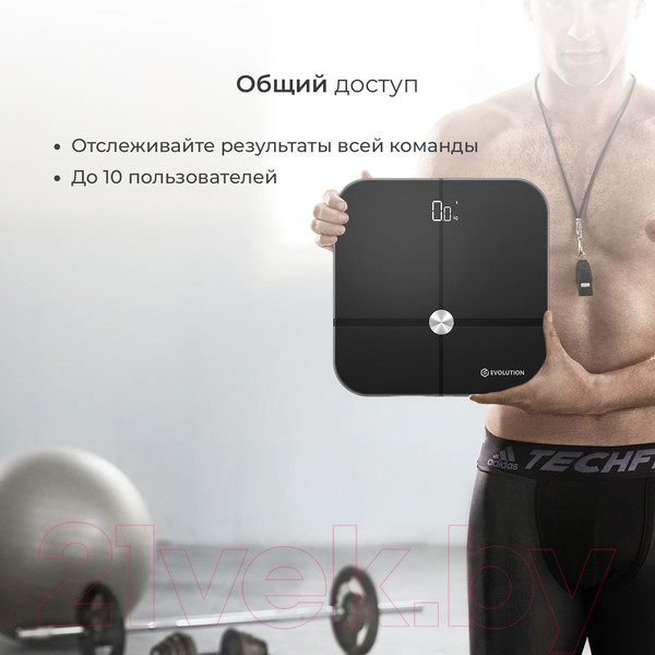 Изображение товара Напольные весы электронные Evolution Smart Scale BTF3 (черный)