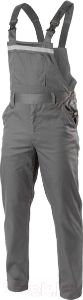 Изображение товара Полукомбинезон рабочий Hoegert Fabian HT5K308-4XL (темно-серый)
